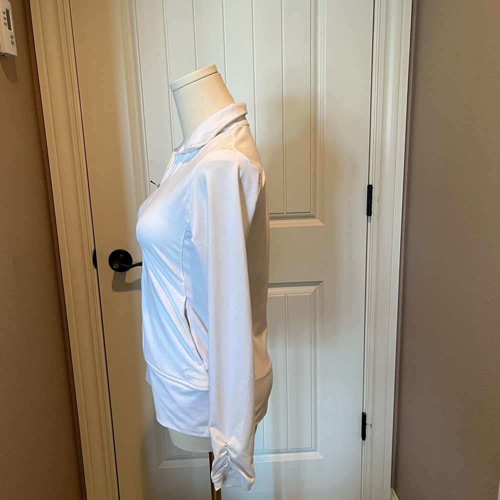 Champion Women's White Zip-Up Hoodie - Picture 2 of 4